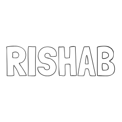 Online Created Coloring Page - RISHAB Coloring Page