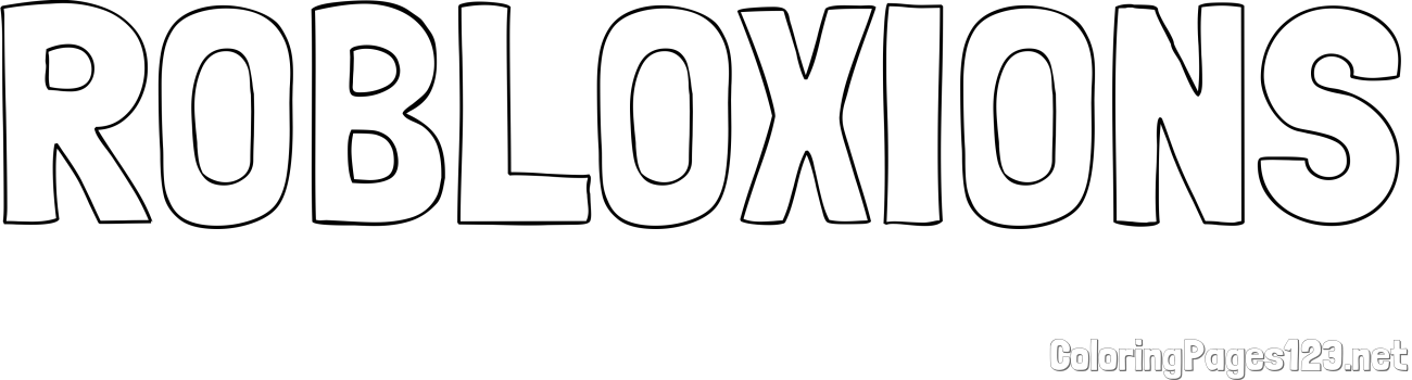 ROBLOXIONS Coloring Page