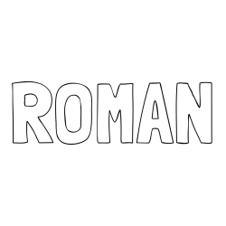 ROMAN Coloring Page