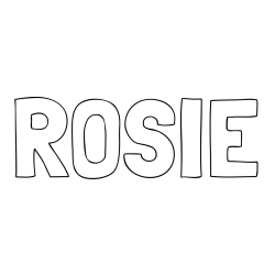 ROSIE Coloring Page
