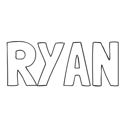 RYAN Coloring Page