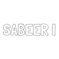 Online Created Coloring Page - SABEER I Coloring Page