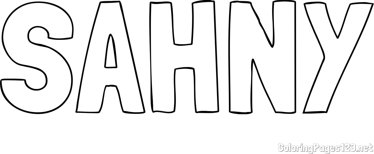 SAHNY Coloring Page