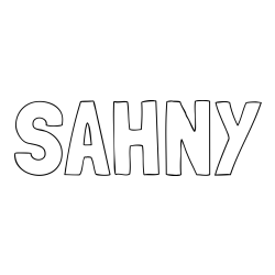 SAHNY Coloring Page