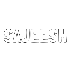 Online Created Coloring Page - SAJEESH Coloring Page