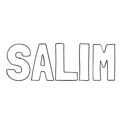 Online Created Coloring Page - SALIM Coloring Page