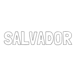SALVADOR Coloring Page