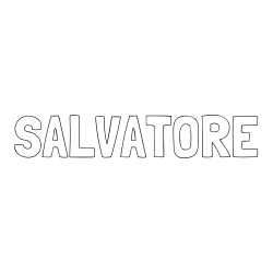 Online Created Coloring Page - SALVATORE Coloring Page