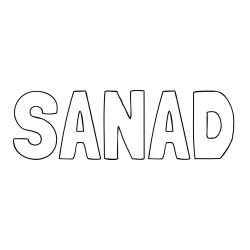 Online Created Coloring Page - SANAD Coloring Page
