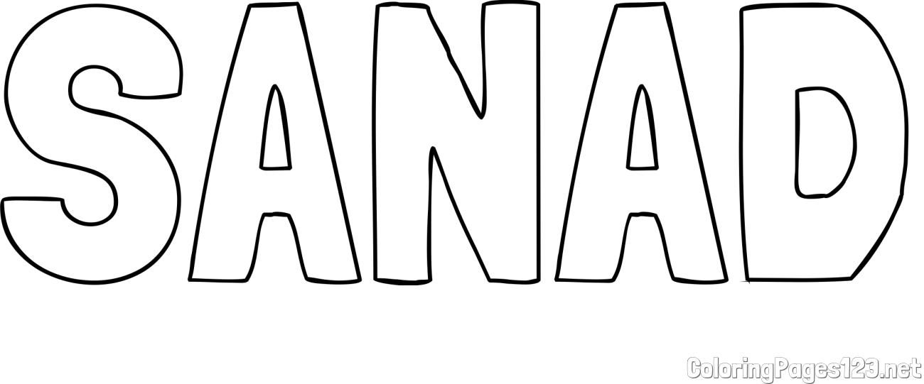 SANAD Coloring Page