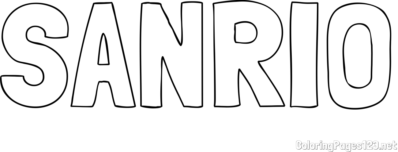 SANRIO Coloring Page