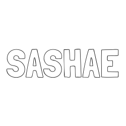 Online Created Coloring Page - SASHAE Coloring Page