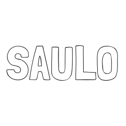 SAULO Coloring Page