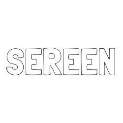 Online Created Coloring Page - SEREEN Coloring Page