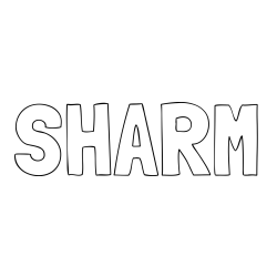 Online Created Coloring Page - SHARM Coloring Page