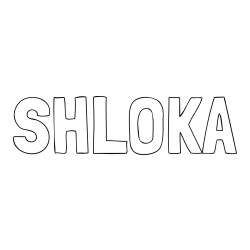 Online Created Coloring Page - SHLOKA Coloring Page