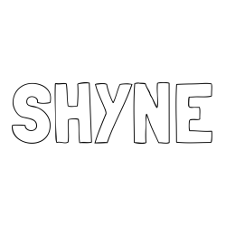Online Created Coloring Page - SHYNE Coloring Page