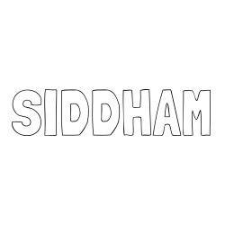 Online Created Coloring Page - SIDDHAM Coloring Page