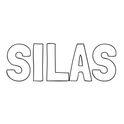 Online Created Coloring Page - SILAS Coloring Page