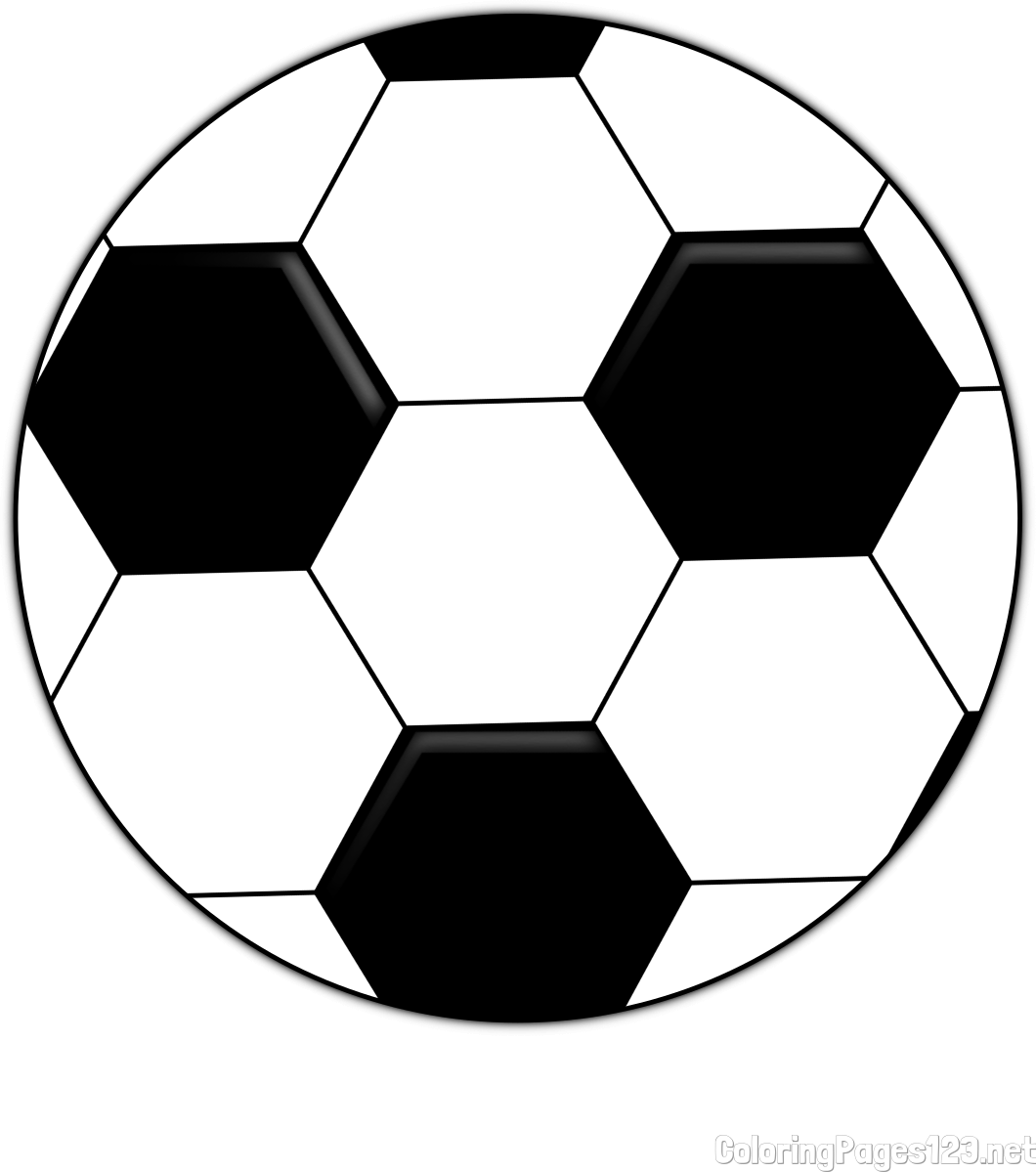 Soccer Ball Coloring Page