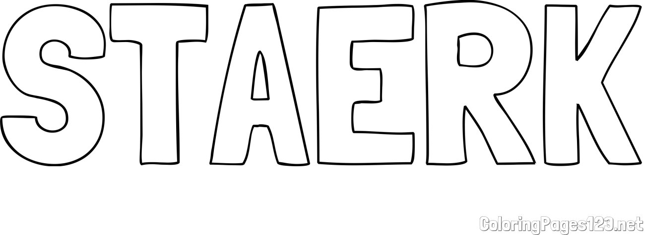 STAERK Coloring Page