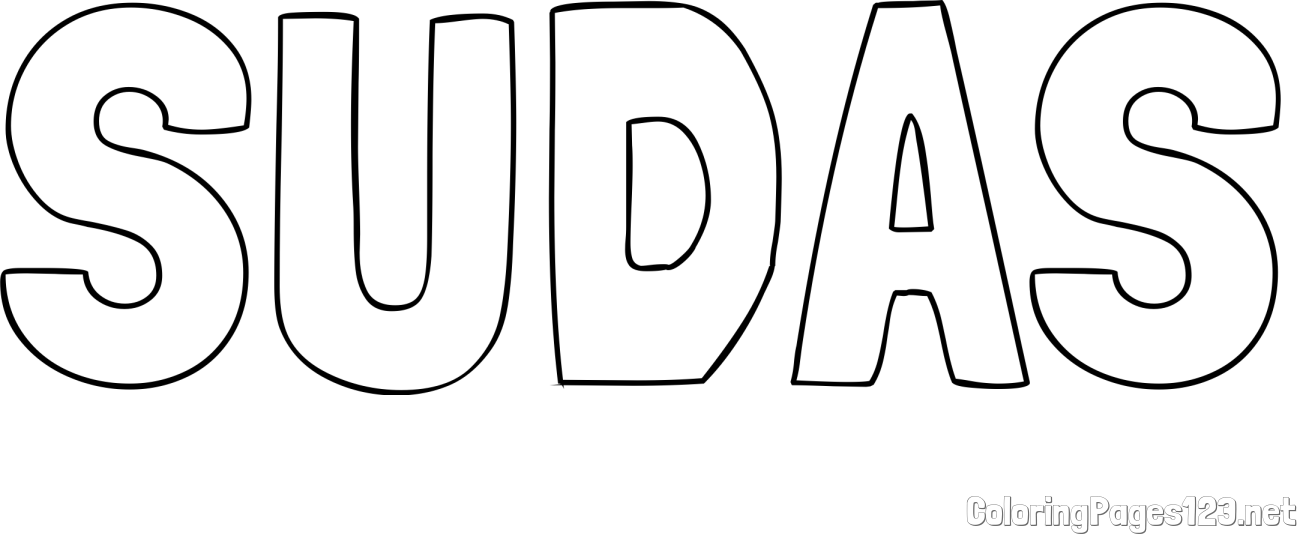 SUDAS Coloring Page