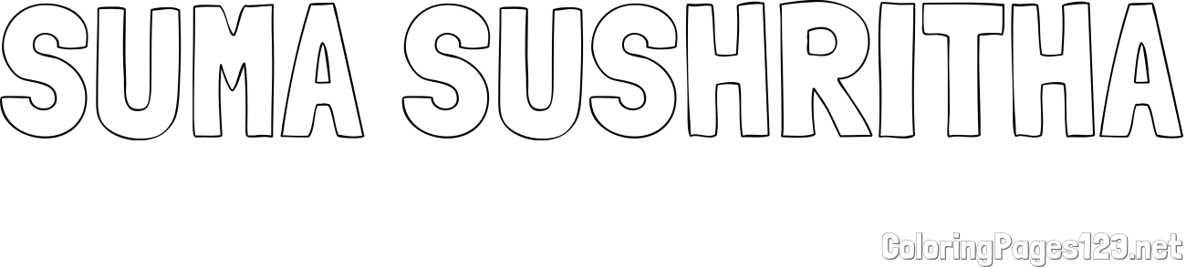 SUMA SUSHRITHA Coloring Page