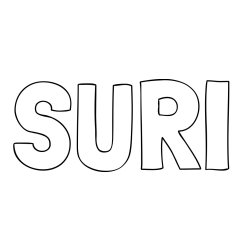 Online Created Coloring Page - SURI Coloring Page