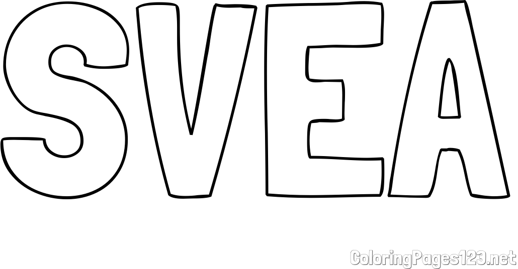 SVEA Coloring Page