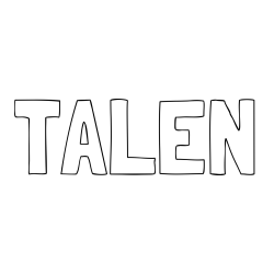 Online Created Coloring Page - TALEN Coloring Page