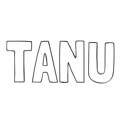 Online Created Coloring Page - TANU Coloring Page