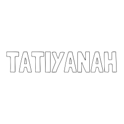 Online Created Coloring Page - TATIYANAH Coloring Page