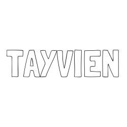 Online Created Coloring Page - TAYVIEN Coloring Page