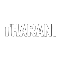 THARANI Coloring Page