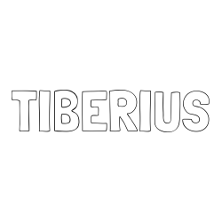 Online Created Coloring Page - TIBERIUS Coloring Page