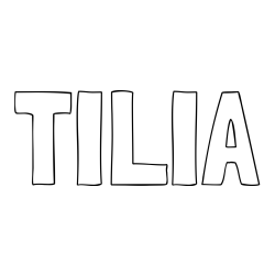 Online Created Coloring Page - TILIA Coloring Page
