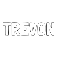 Online Created Coloring Page - TREVON Coloring Page