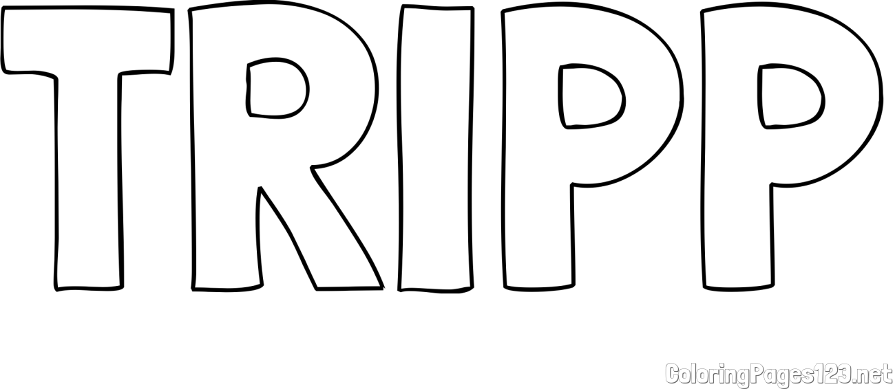 TRIPP Coloring Page