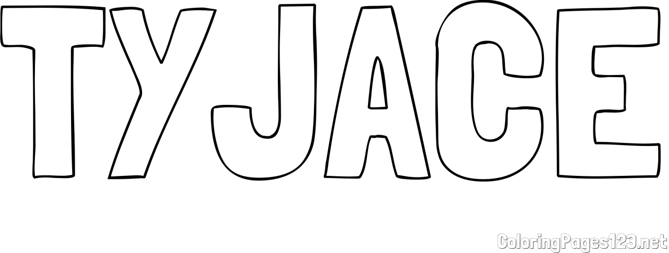TYJACE Coloring Page