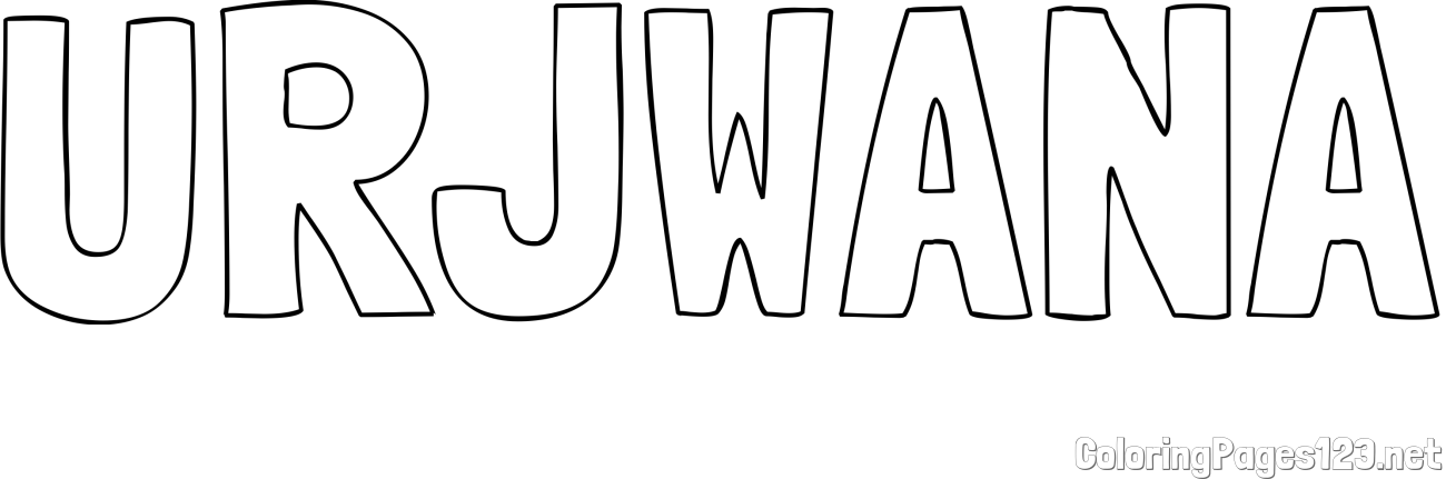 URJWANA Coloring Page