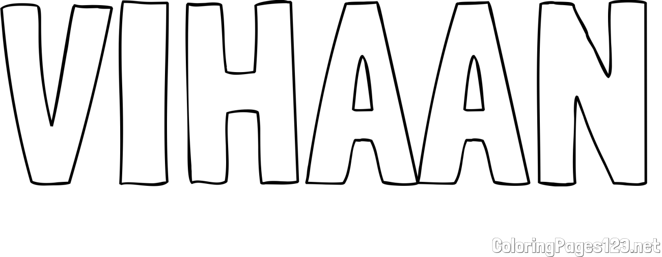 VIHAAN Coloring Page
