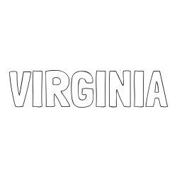 Online Created Coloring Page - VIRGINIA Coloring Page