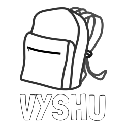 Online Created Coloring Page - VYSHU Coloring Page and School Backpack Coloring Page