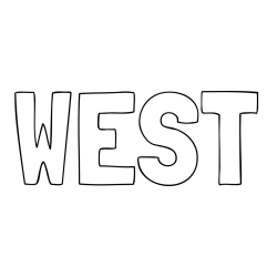 Online Created Coloring Page - WEST Coloring Page