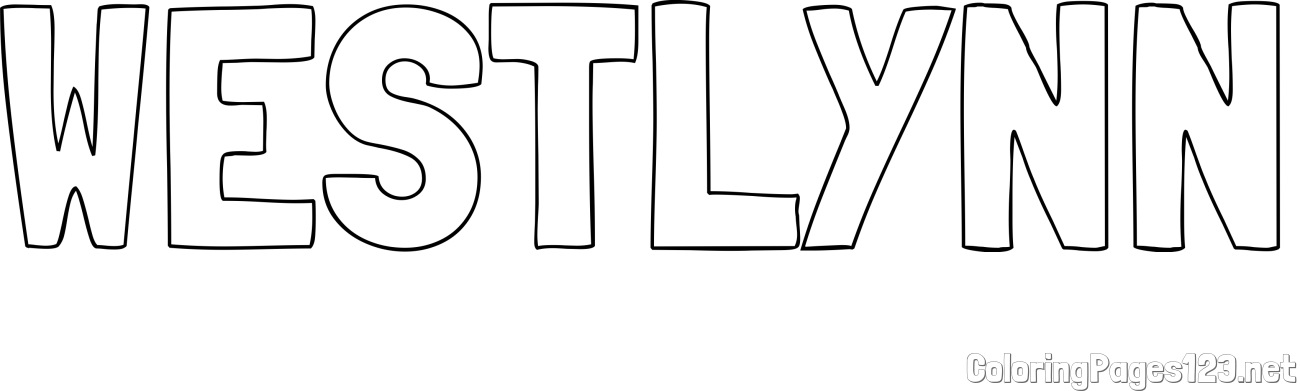 WESTLYNN Coloring Page