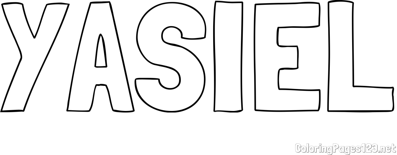YASIEL Coloring Page