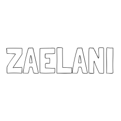 Online Created Coloring Page - ZAELANI Coloring Page