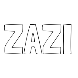 ZAZI Coloring Page