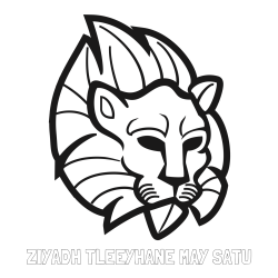 Online Created Coloring Page - ZIYADH TLEEYHANE MAY SATU Coloring Page and Abstract Lion Face Coloring Page